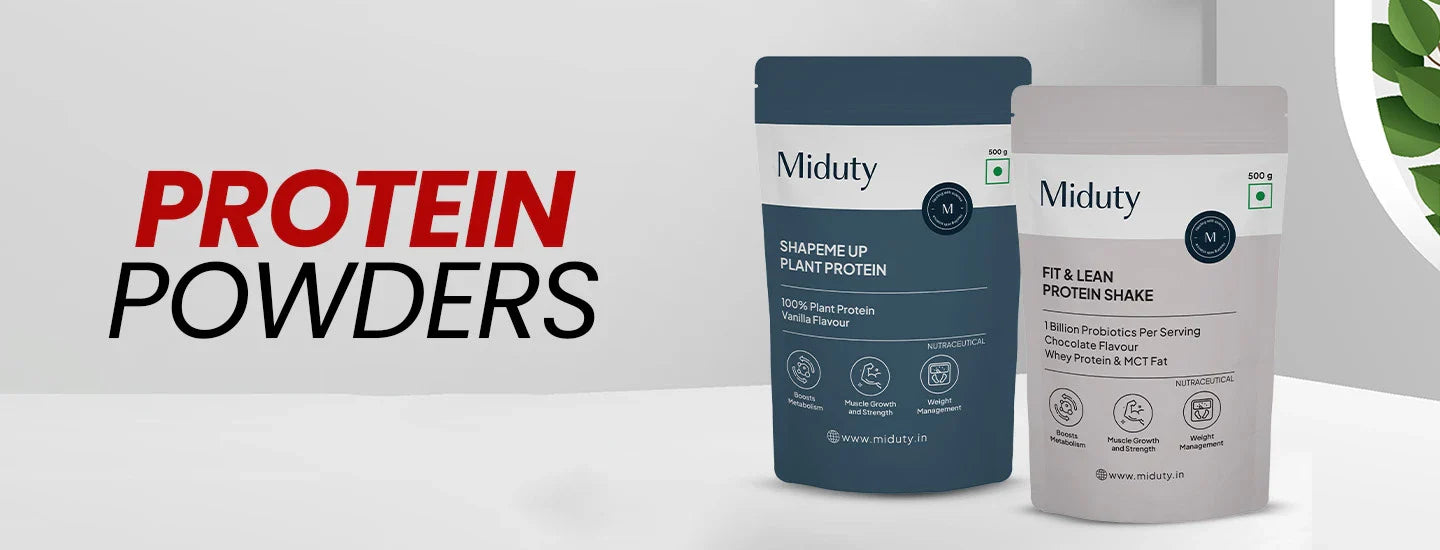 Buy Best Protein Powders Online in India | Miduty