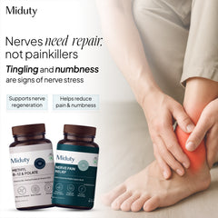 nerves need repair. not painkillers. tingling and numbness are signs of nerve stress-main
