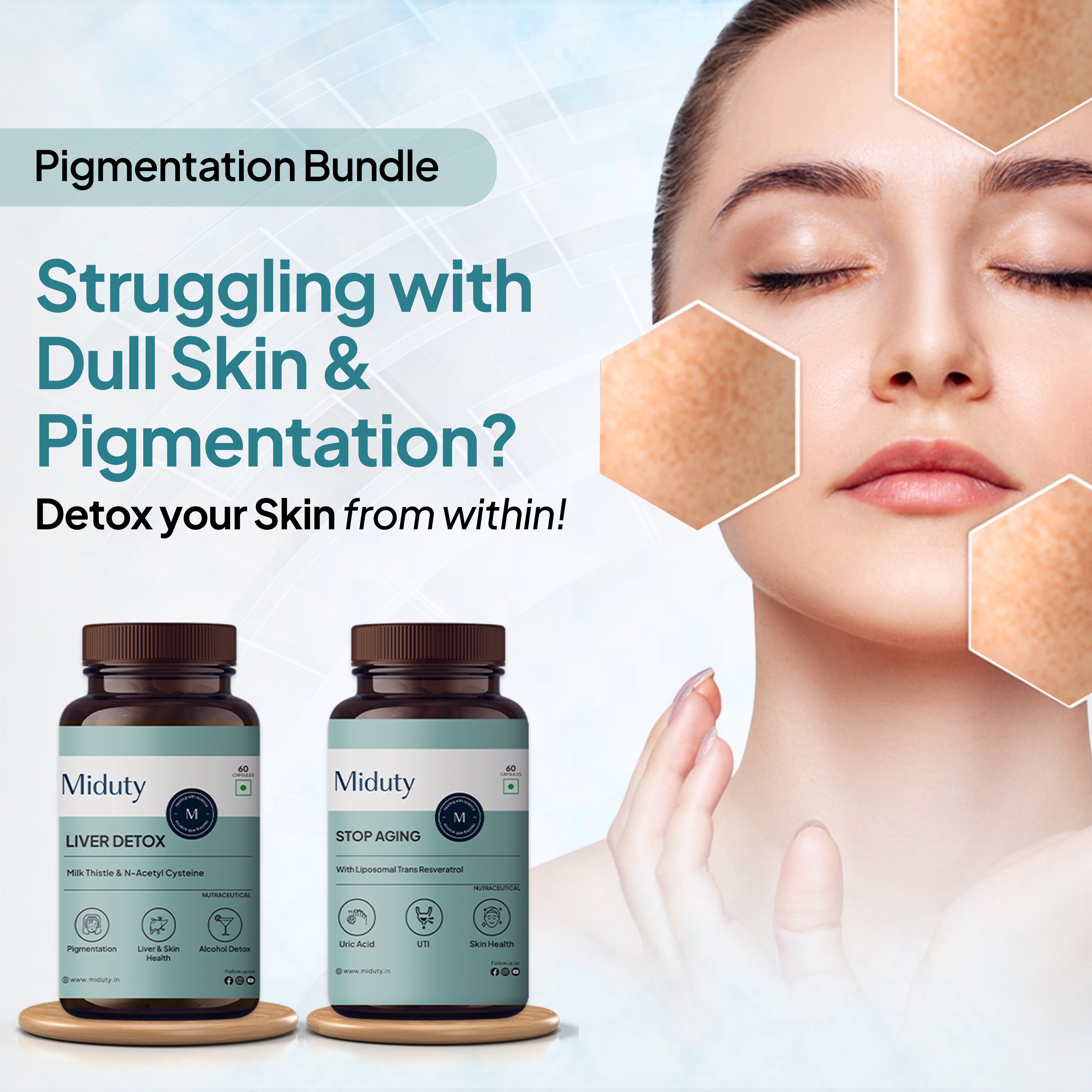 Skin Pigmentation Bundle | Stop Aging | Clear & Radiant Skin