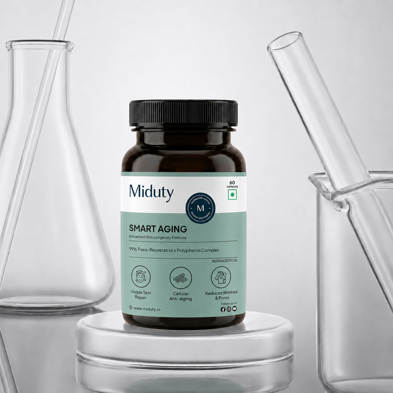 Smart Aging | Trans-Resveratrol 99% | Antioxidant Supplement for Skin