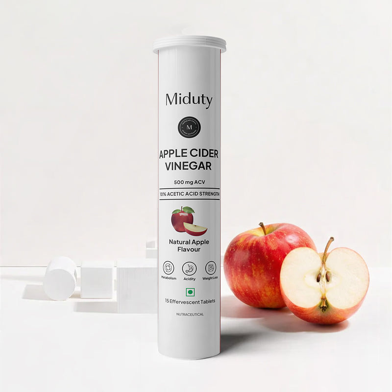 Apple Cider Vinegar Effervescent Tablets | 15 Tabs per Pack | Pack of 2