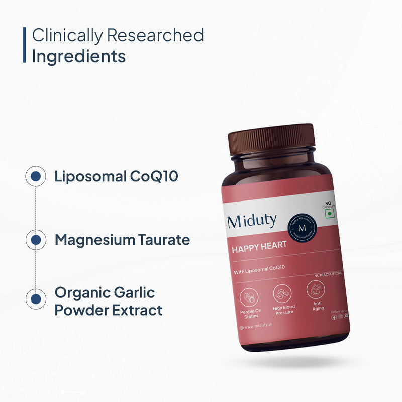 Ingredients in Miduty liposomal coq10
