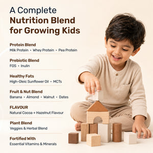 A complete nutrition blend for growing kids