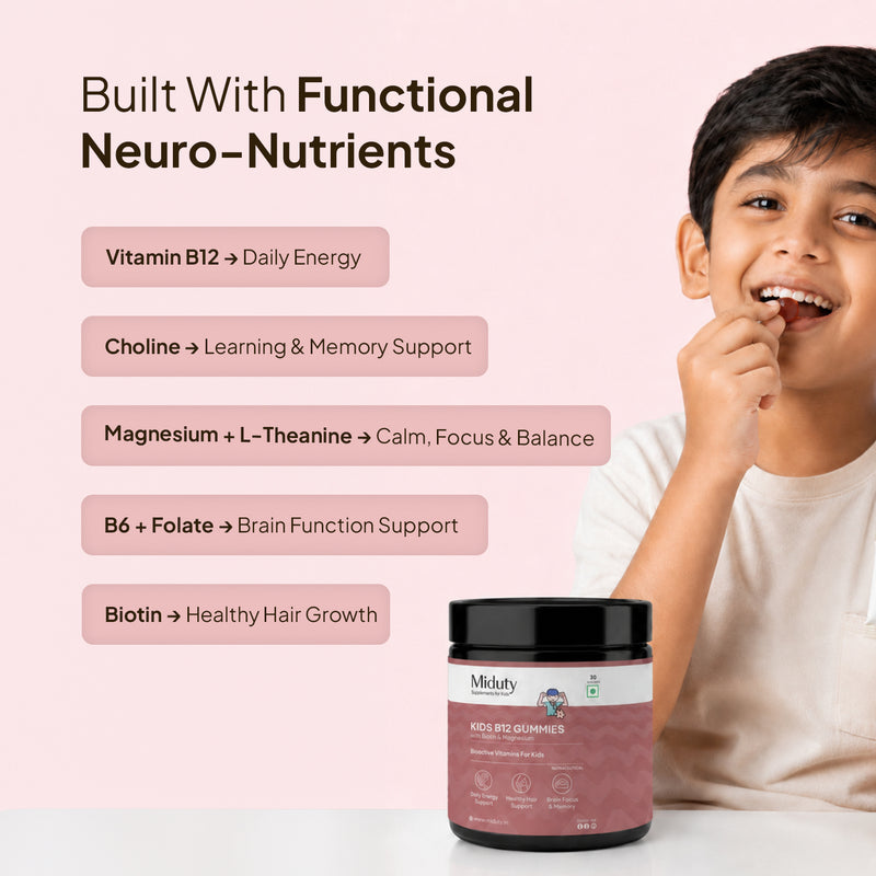 Ingredients in Miduty B12 Gummies