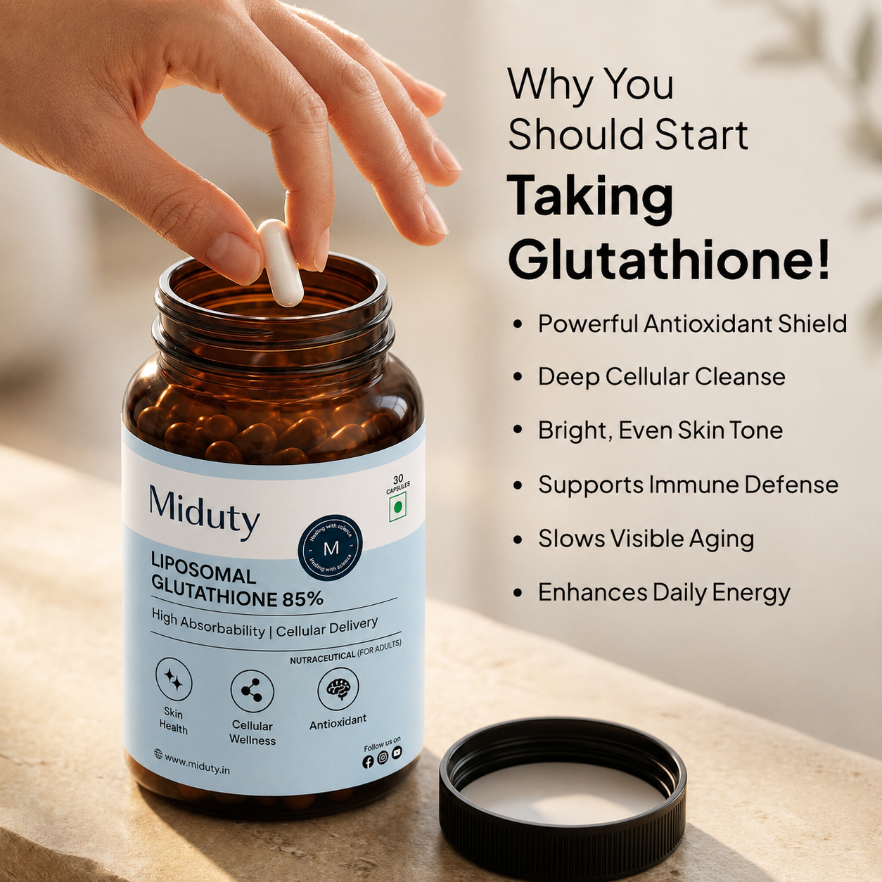 Best Glutathione Tablets Supplement for Skin Whitening