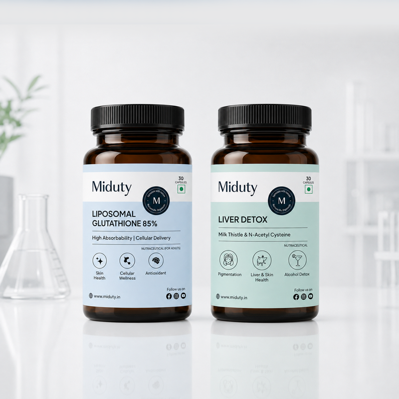 Miduty Liposomal Glutathione 85% + Liver Detox