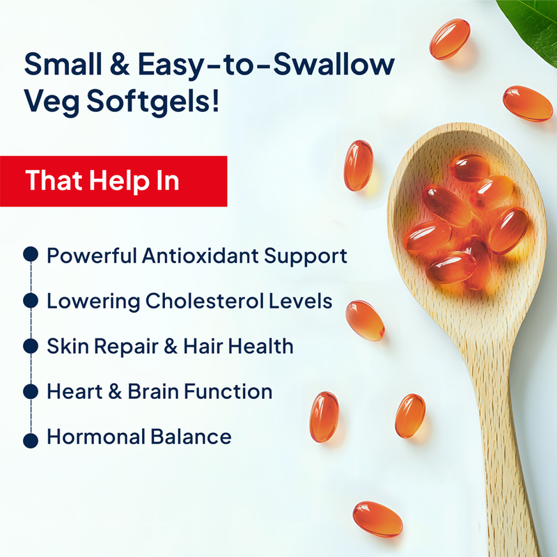 Vitamin E⁸ sull spectrum - small and easy to swallow veg softgels