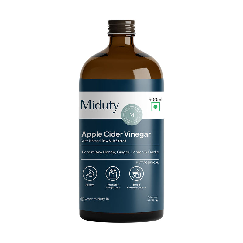 Miduty Apple Cider Vinegar Front View