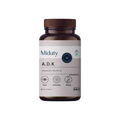 Miduty ADK Supplement Bottle Front View-main