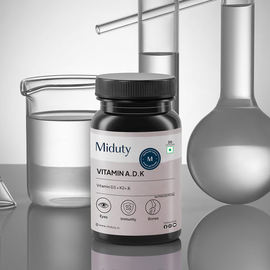 Vitamin ADK | 5000 IU Vitamin D3 | Vitamin A+K2+D3 (Active Forms)