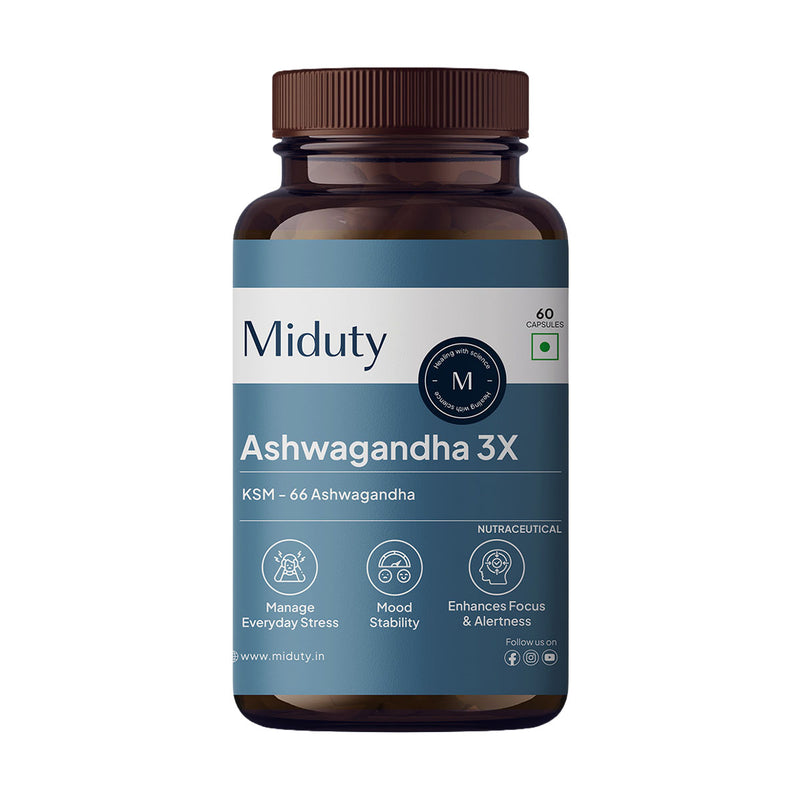 KSM - 66 Ashwagandha | Stress, Mood & Stamina Booster Supplement