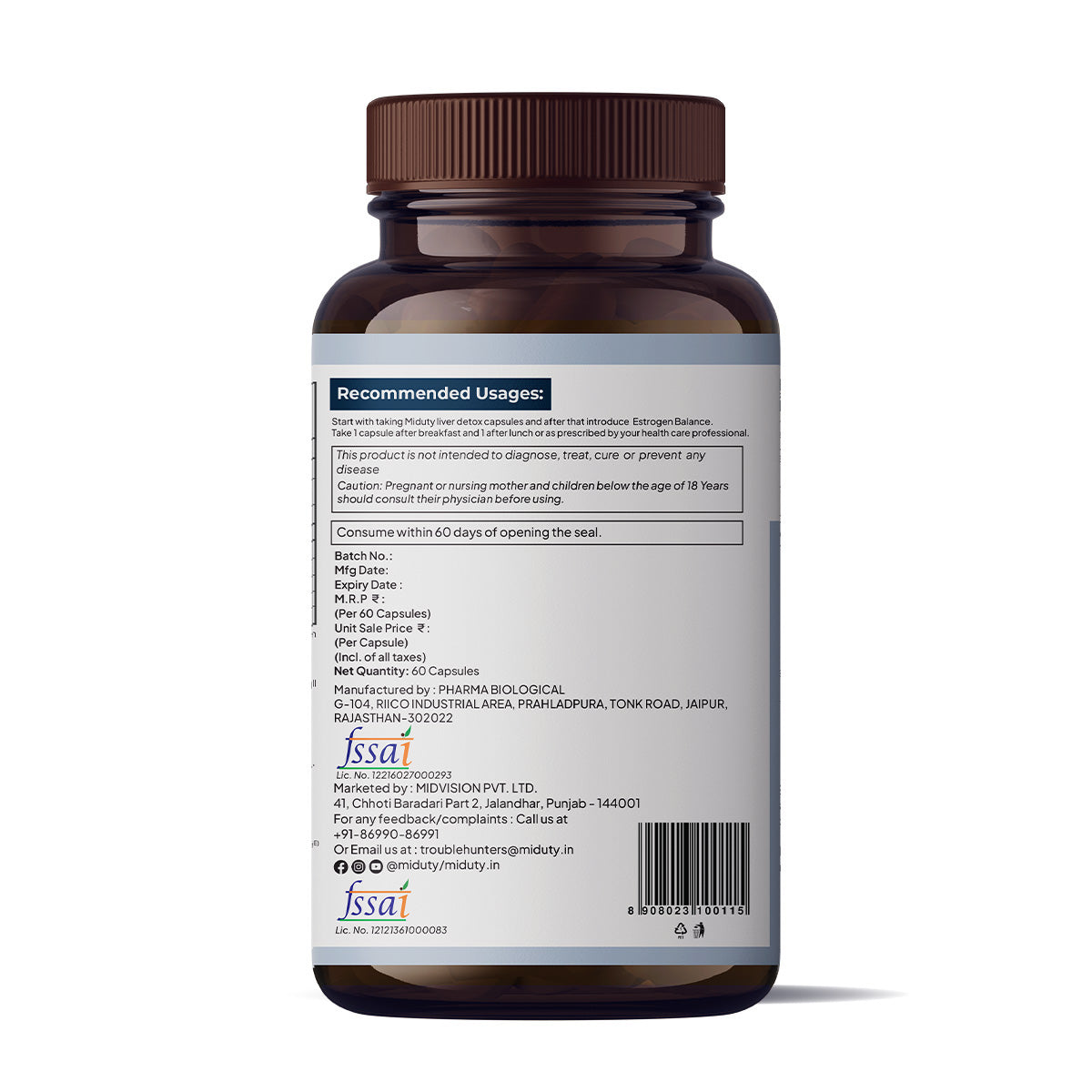 Balance Estrotab Best Estrogen Capsules/Tablets Supplement for Hormone Balance