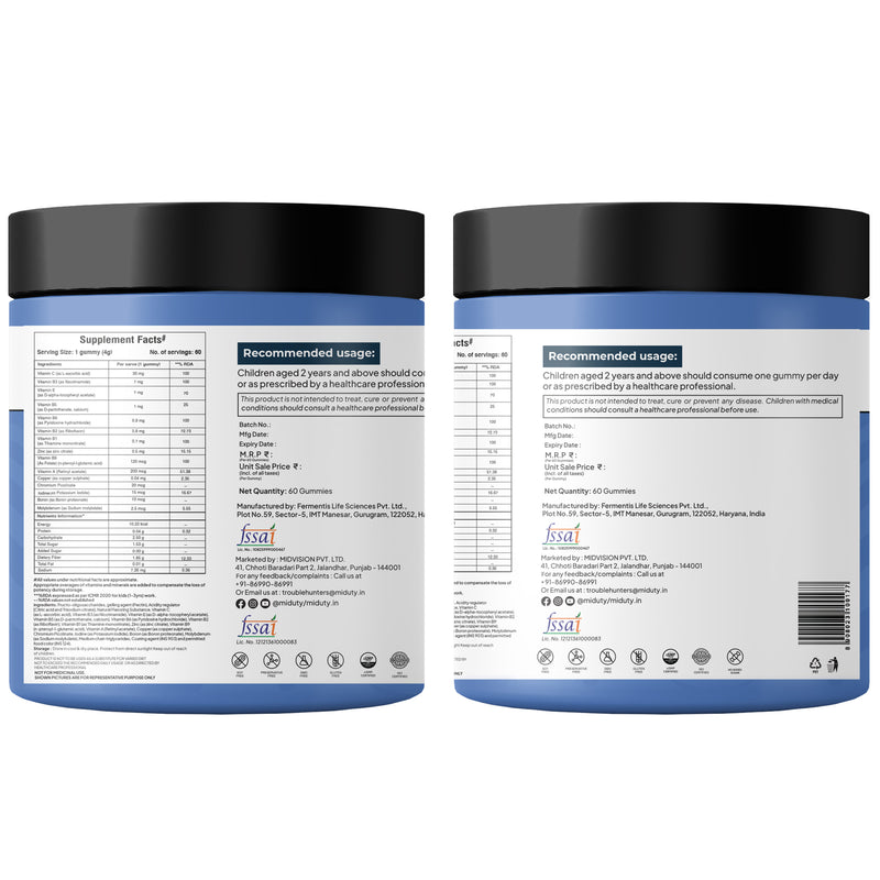 Smarty Kids | Multivitamin Gummies with Iron