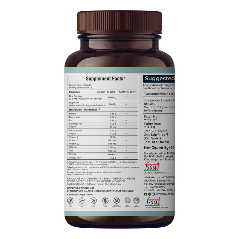 Blue Spirulina + PeakATP®