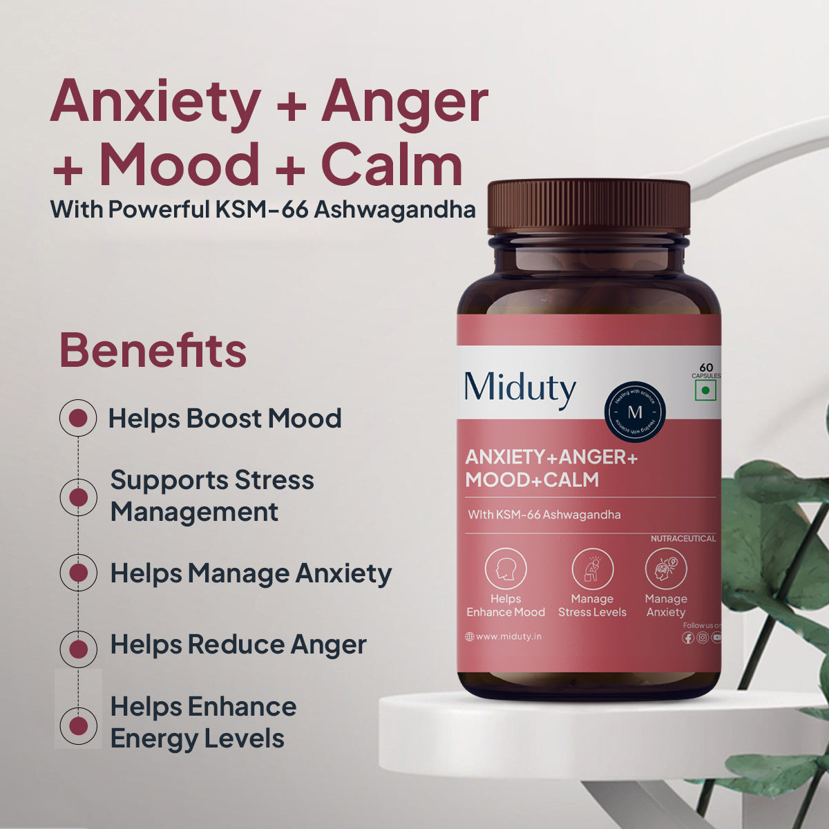 Best Anti Anxiety/Stress/Anger Control Capsules and Tablets