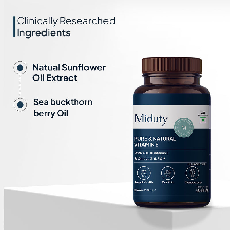 Ingredients in Miduty Vitamin E Supplement