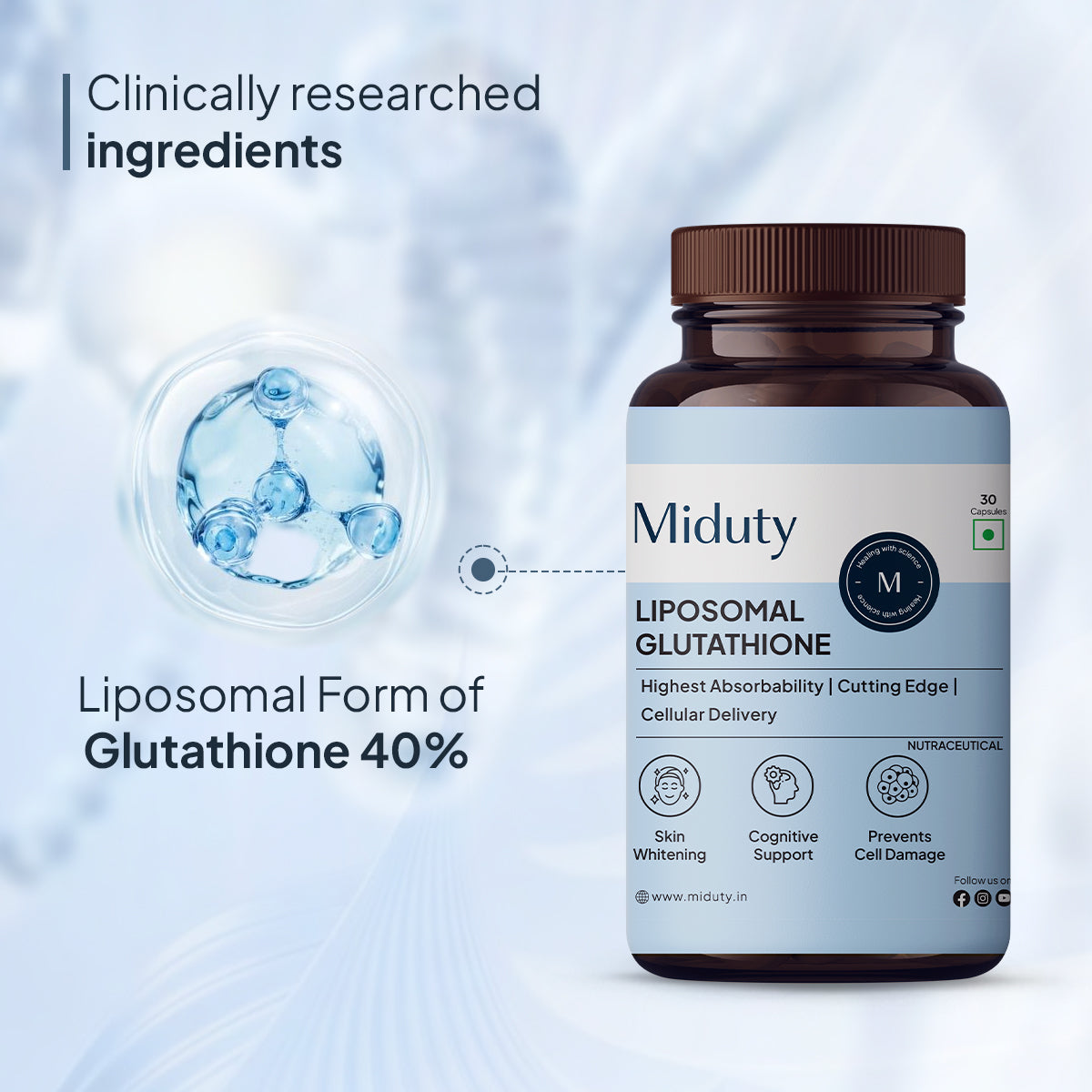 Best Glutathione Tablets Supplement in India | Liposomal Form Best Glutathione Tablets Supplement in India | Liposomal Form