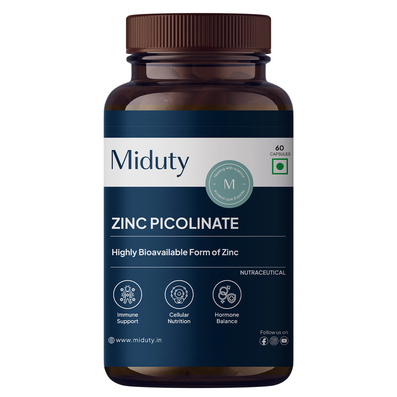 Best Zinc Picolinate Supplement - 50 Mg 60 Veg Capsules