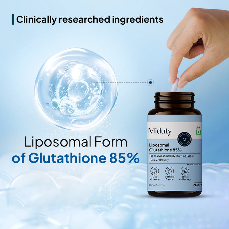 Ingredients in Miduty Glutathione Supplement For Skin​ Whitening