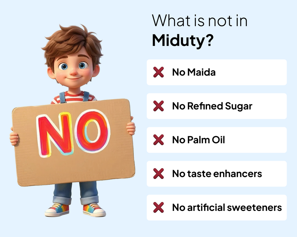 What is not in Miduty Kids supplement
