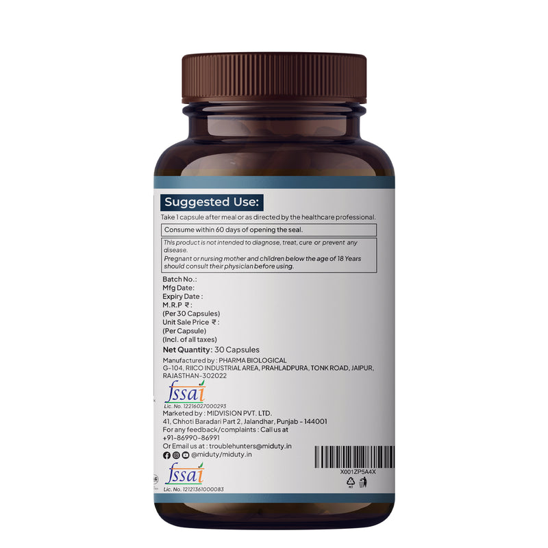 Miduty Multivitamin Capsules for Men and Women