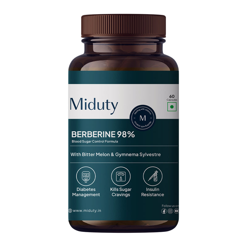 Berberine HCL 98% | Blood Sugar Control Supplement