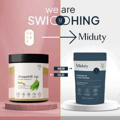 New Packaging of Miduty Plant Based Protein Powder-main