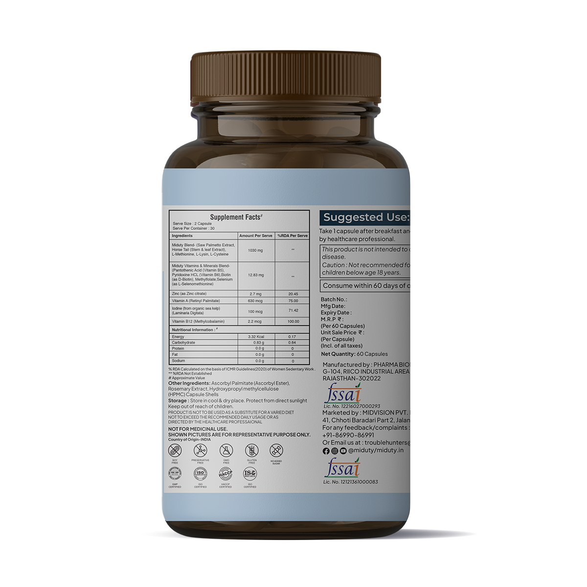Anti-Hair Fall Supplement Bundle | For Healthier, Thicker, & Stronger Hair