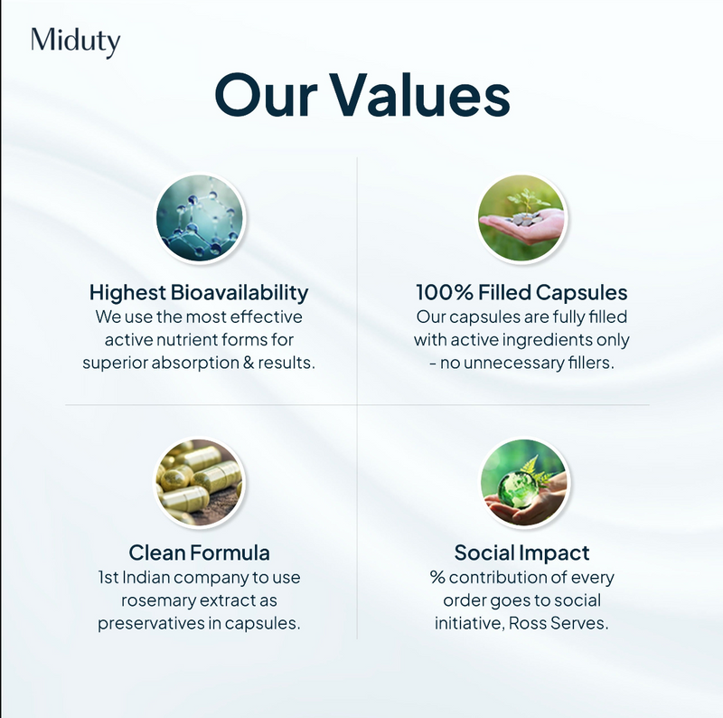 Miduty Values