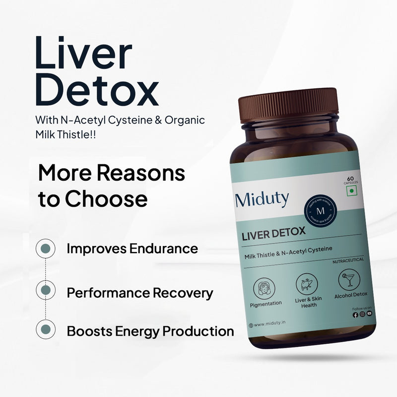 Why Choose Miduty Liver Detox Capsules Supplement?