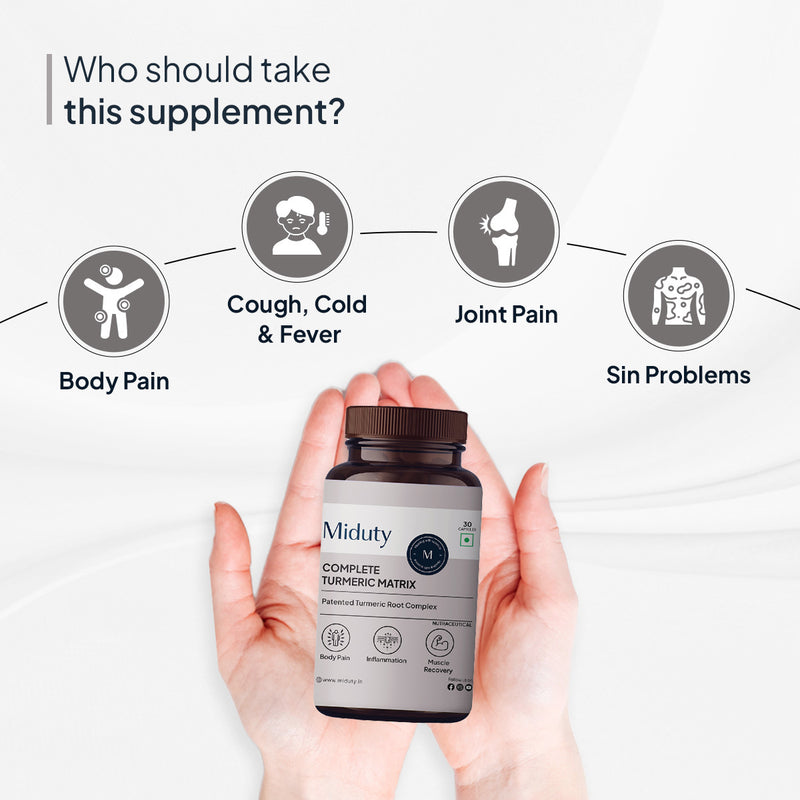 Who should take Miduty Turmeric or Curcumin Tablets Supplement?