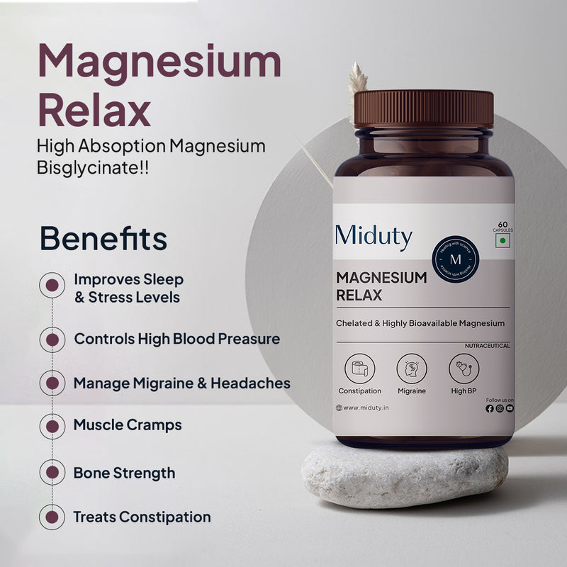 Magnesium Relax | Magnesium Bisglycinate & Vitamin B6