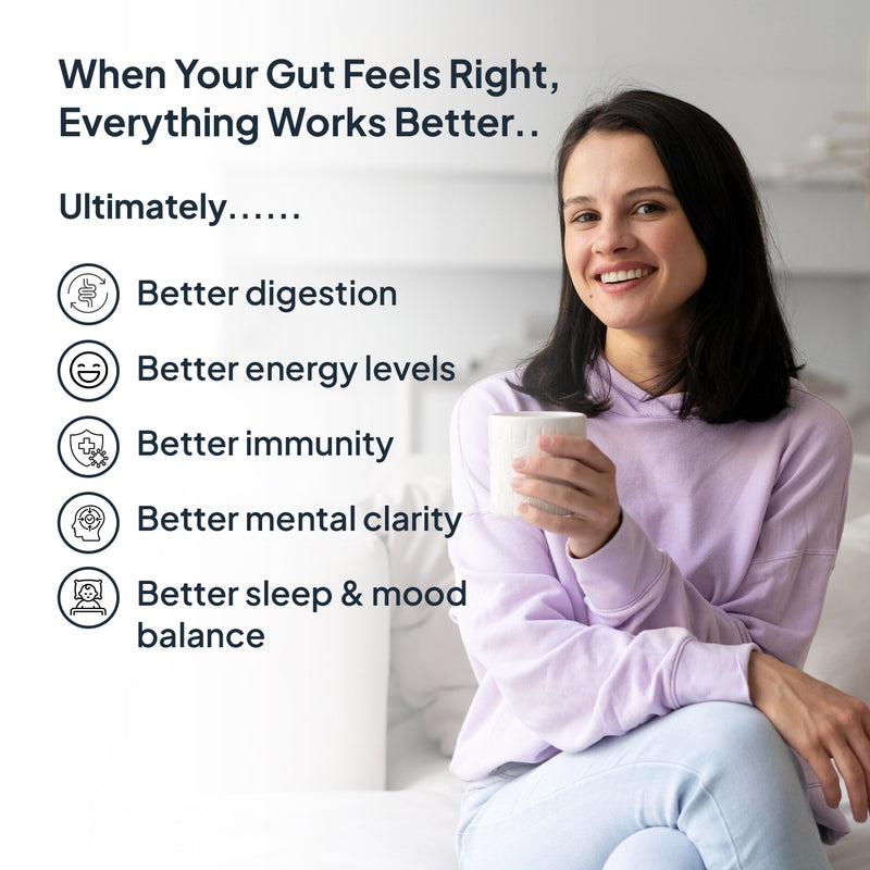 Benefits of Miduty PROBIOTICS+ Powder for Adults