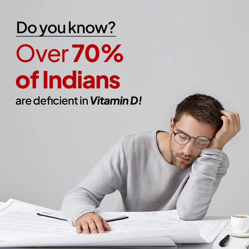 FACT - Over 70% of Indians are deficient in Vitamin D